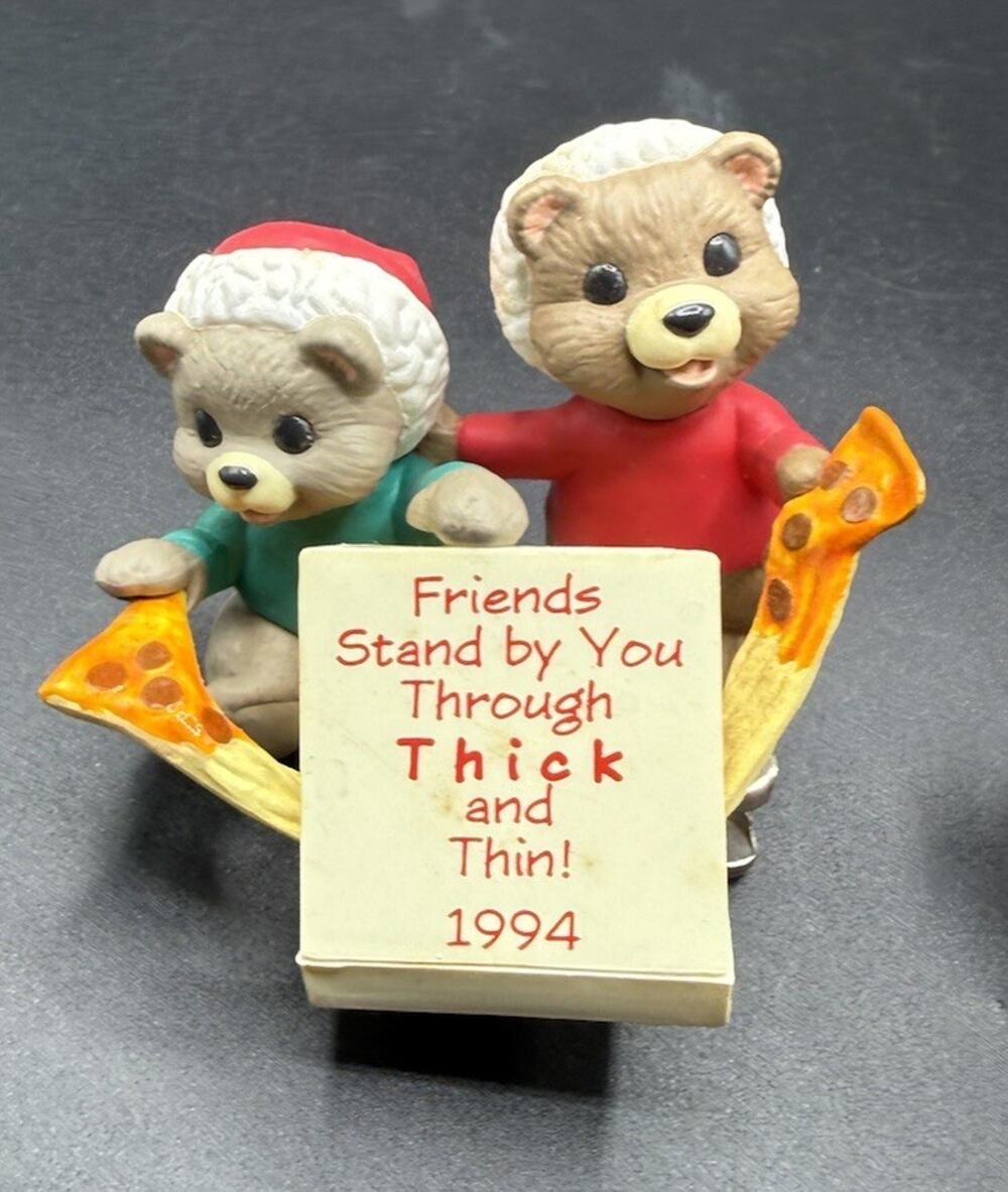 Hallmark Friends Stand By You Through Thick And Thin 1994 Ornament No Box LO20